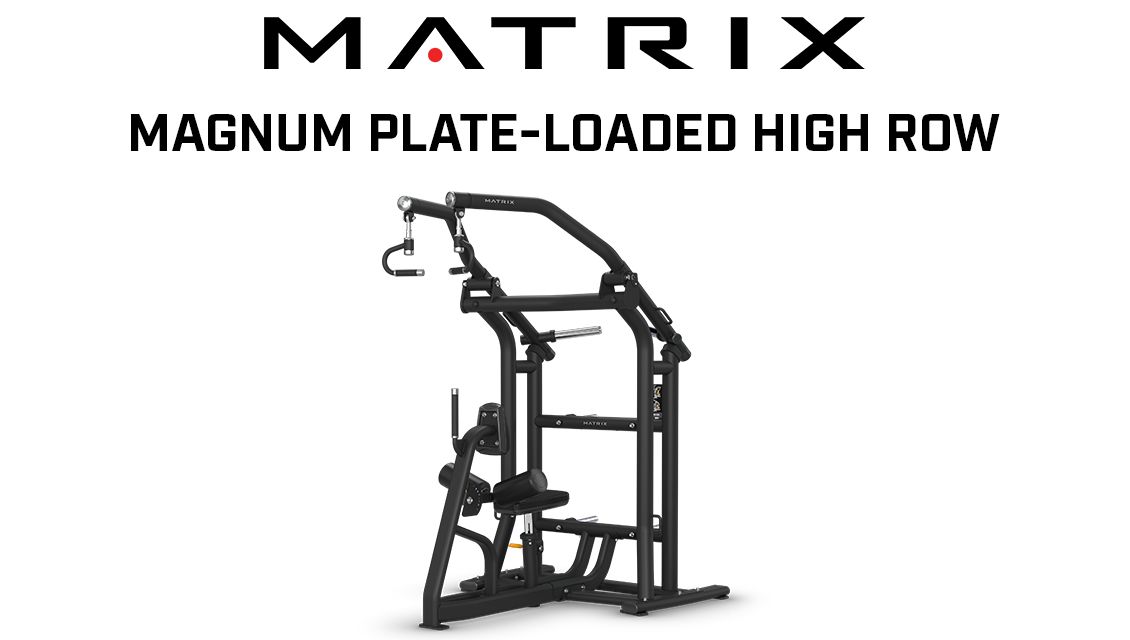 The Matrix Fitness Magnum Plate-Loaded High Row