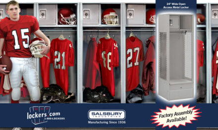 Salsbury 243 Wide Open Access Metal Locker
